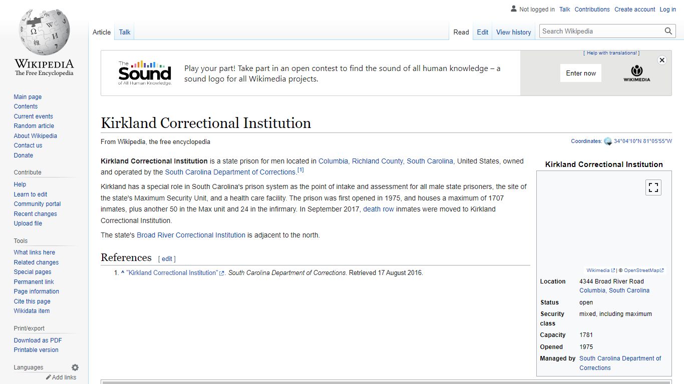 Kirkland Correctional Institution - Wikipedia